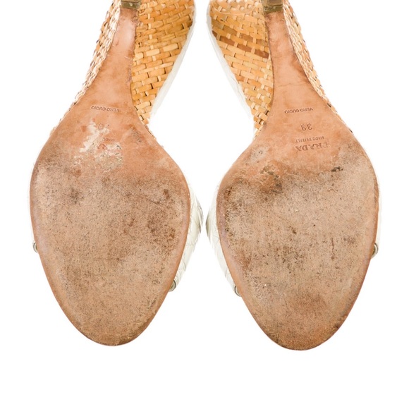 PRADA LEATHER SANDALS - Picture 4 of 5